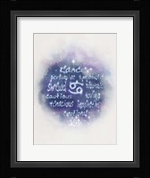 Starlight Astology Cancer Framed Print