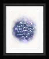 Starlight Astology Gemini Framed Print