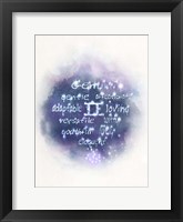 Starlight Astology Gemini Framed Print