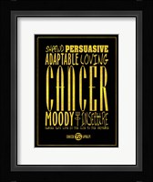 Cancer Framed Print