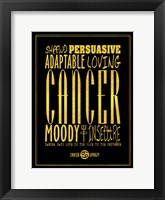 Cancer Framed Print
