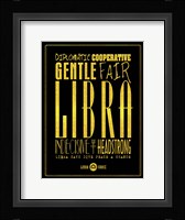 Libra Framed Print