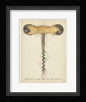 Early1800 Cane Handle Corkscrew Fine Art Print