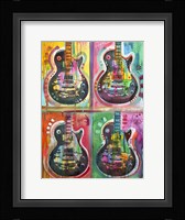 Les Paul 4UP Fine Art Print