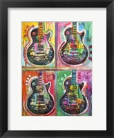 Les Paul 4UP Fine Art Print