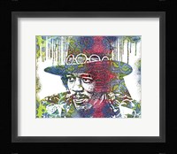 Jimi Drip VIII Framed Print