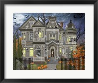 Halloween House Framed Print
