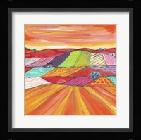 Glorious Cornfields In Scotland Framed Print