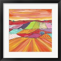 Glorious Cornfields In Scotland Framed Print