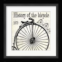 History Of The Bicycle D Fine Art Print