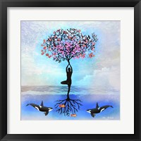 Mother Nature And Us Framed Print