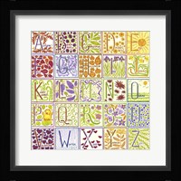 Alphabet Collage 1 Fine Art Print