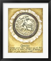 Cheese Garrotxa Ap Framed Print