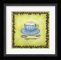 Coffees Cappuccino Framed Print