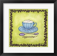 Coffees Cappuccino Framed Print