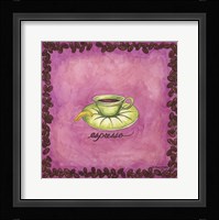 Coffees Espresso Framed Print