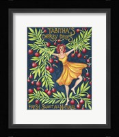 Food Labels Cherry Drops Fine Art Print