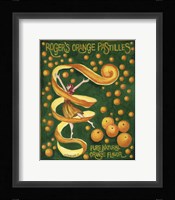 Food Labels Orange Pastilles Fine Art Print