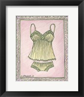 Lingerie Yellow Cami Set Fine Art Print