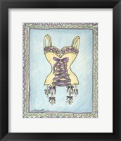 Lingerie Yellow Merry Widow Fine Art Print