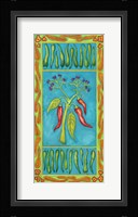 Pepper with Pepper Boarder Fine Art Print