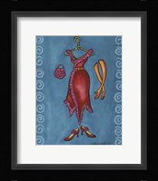 Paris Gowns Red Ruffles Fine Art Print