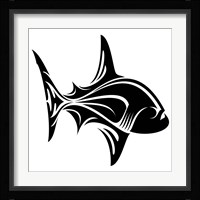 Piranha Shark Framed Print