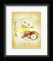 Chamomile Tea Bunny Framed Print