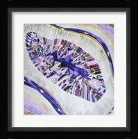 Amethyst Geode Framed Print
