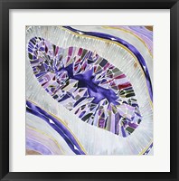 Amethyst Geode Framed Print