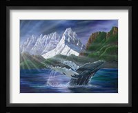 Catching-Rays Framed Print