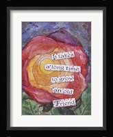 Old Friends Framed Print