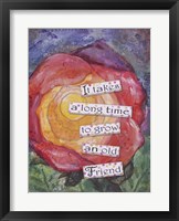 Old Friends Framed Print