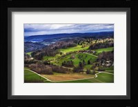 Aerial View of the Hills Near Zurich Fine Art Print