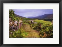 Gates on the Road at Wicklow Hills Ireland Fine Art Print