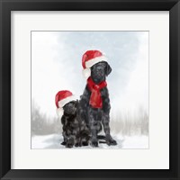 Christmas Dogs Fine Art Print