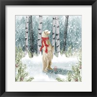 Snow Polar Bear Fine Art Print