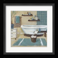 Cheetah Pattern Bath I Fine Art Print