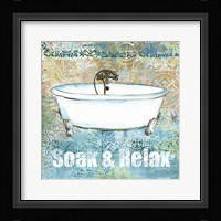 Golden Bathroom I A Fine Art Print