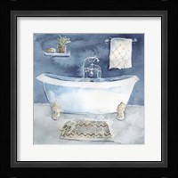Watercolor Bathroom I Fine Art Print