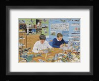 The Model Makers Framed Print