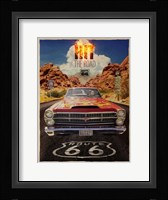 Desert Run Framed Print