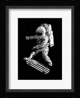 Kickflip In Space Fine Art Print