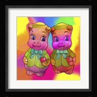 2 Piggies Fine Art Print