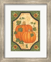 Pumpkins & Sunflowers Fine Art Print