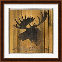 Merry Christmas Moose Fine Art Print