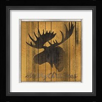 Merry Christmas Moose Fine Art Print