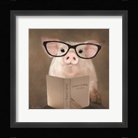 Creative Cooking Pig Framed Print