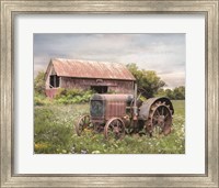 Clayton Tractor Fine Art Print