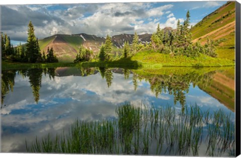 Framed Paradise Divide, Gunnison National Forest, Colorado Print